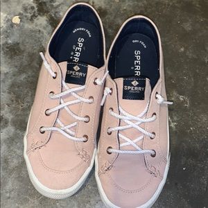 Pink sperrys!